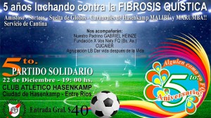 Será en Hasenkamp, desde las 19.