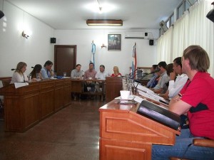 Sesión del HCD en Crespo