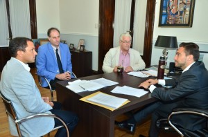 Urribarri recibió al Intendente Dellizzotti