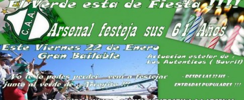 El viernes a las 22 horas.