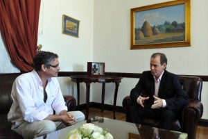 Bordet recibió al diputado Anguiano.