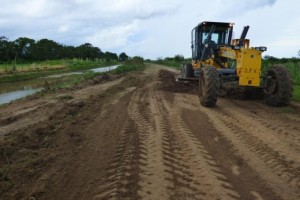 Vialidad aporta maquinaria y personal para las tareas.