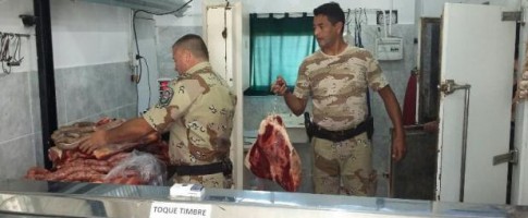 carne decomisada.