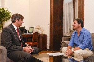 Bahl recibió al diputado Zavallo