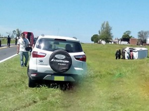 En horas del mediodía de este lunes en la Ruta 12.