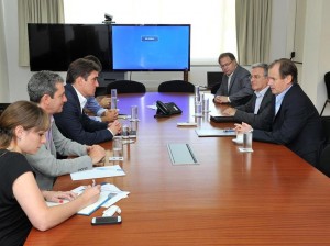 Bordet con el titular de Vialidad, Javier Iguacel.