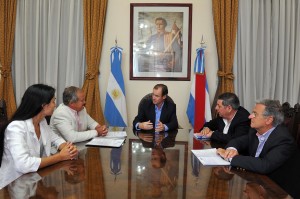 Bordet recibió a Weisheim.