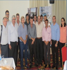 Los intendentes vecinalistas se reunieron en Villa Elisa con el ministro del Interior.