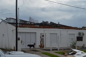 Fuerte tormenta en María Grande.