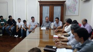 El ministro Schepens se reunió con los productores.