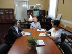 Treppo se reunió con Benedetto