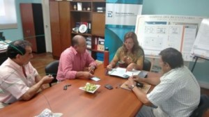 Benítez se reunió con el diputado Ángel Vázquez.