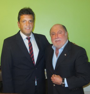 Massa se recibió a Busti.