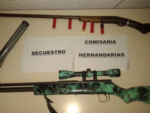 Secuestraron armas en Hernandarias