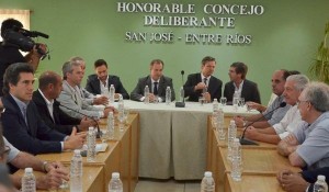 Bordet se reunió con la Mesa de Enlace