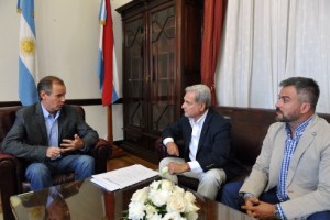 Bordet recibió a Solanas y Guzmán