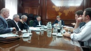 De Angeli se reunió con funcionarios nacionales