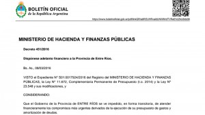 Para atender "compromisos urgentes".