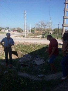 Técnicos de Vialidad Urbana de la Municipalidad de Paraná realizaron una inspección ocular.