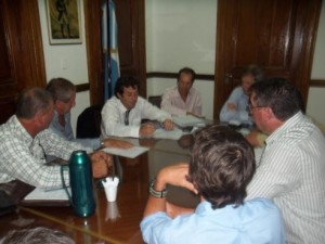 Reunión con el subsecretario de Agricultura.