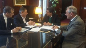 De Angeli gestiona fondos para los productores inundados