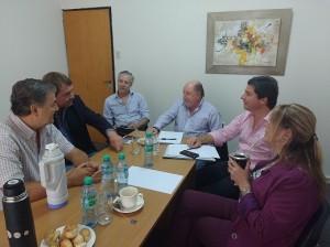 Referentes del Frente Renovador en Entre Ríos se reunieron esta mañana.