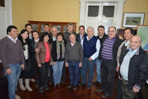 Intendentes y concejales del PJ se reunieron con funcionarios provinciales