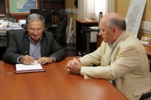 Desagües pluviales y reparación de una escuela.