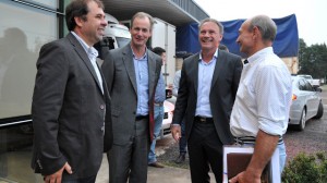 Bordet tuvo una agenda variada con dirigentes y empresario en la Capital de la Avicultura.