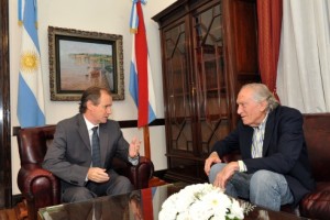El gobernador y diputado de Cambiemos analizaron diversos temas inherentes a la provincia.