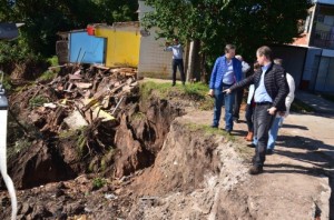 Bordet declaró zona de desastre a poblaciones afectadas