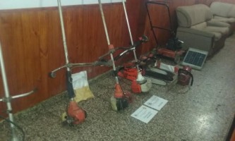 Recuperaron elementos robados en la zona de Cerrito
