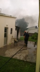 Se incendió una vivienda en Cerrito