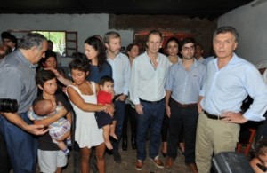 Macri junto a Bordet en La Paz