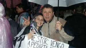 Plassy acompañó a la ex presidenta en su paso por Comodoro Py