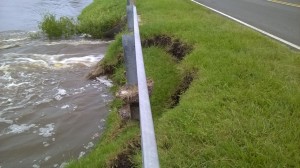 Importantes daños esta produciendo la lluvia