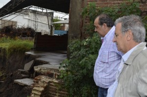 Un promedio de 250mm llovió en varias localidades.