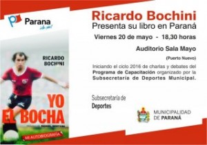 Bochini presenta su libro