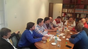 De Angeli se reunió con senadores de Cambiemos.