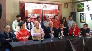 Presentación de las nuevas autoridades del socialismo entrerriano. 