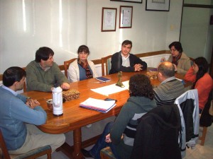 Mantuvieron una reunión con el Intendente