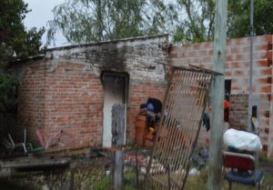 Incendio en María Grande.
