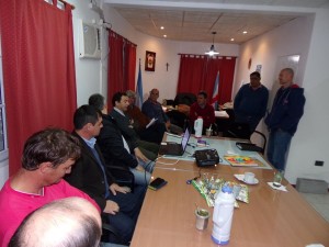 Reunión en Piedras Blancas.