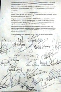 Preocupación de socios de Unión Agrarios Cerrito