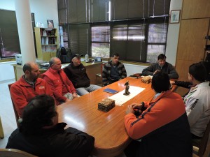 Fueron recibidos por autoridades municipales