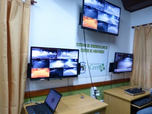 Monitoreo permanente de las cámaras de seguridad en Cerrito