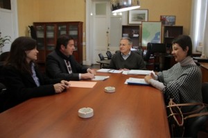 Benedetto se reunió con el intendente Treppo.