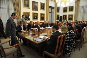Bordet encabezó la reunión