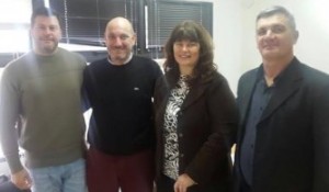 De la Rosa recibió a concejales de Cambiemos de Cerrito