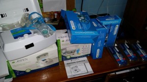 Elementos entregados al hospital de Cerrito